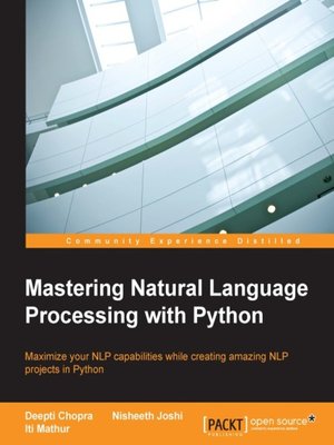 cover image of Mastering Natural Language Processing with Python